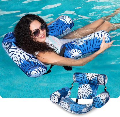 The Lagoon Lounger™ | Inflatable Floating Water Hammock by SunSoak Co.
